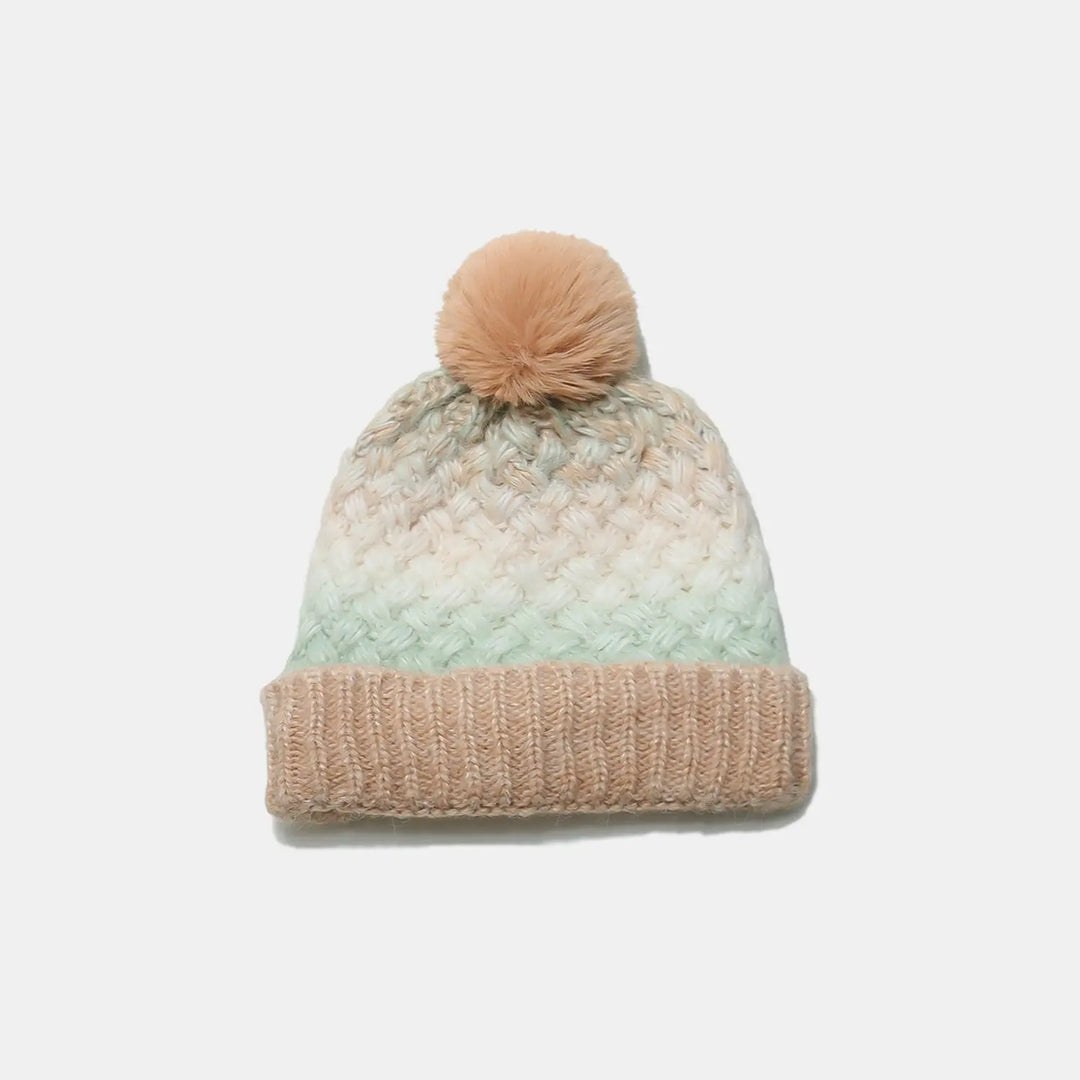 Knit Hat with Pompom - Pfresh