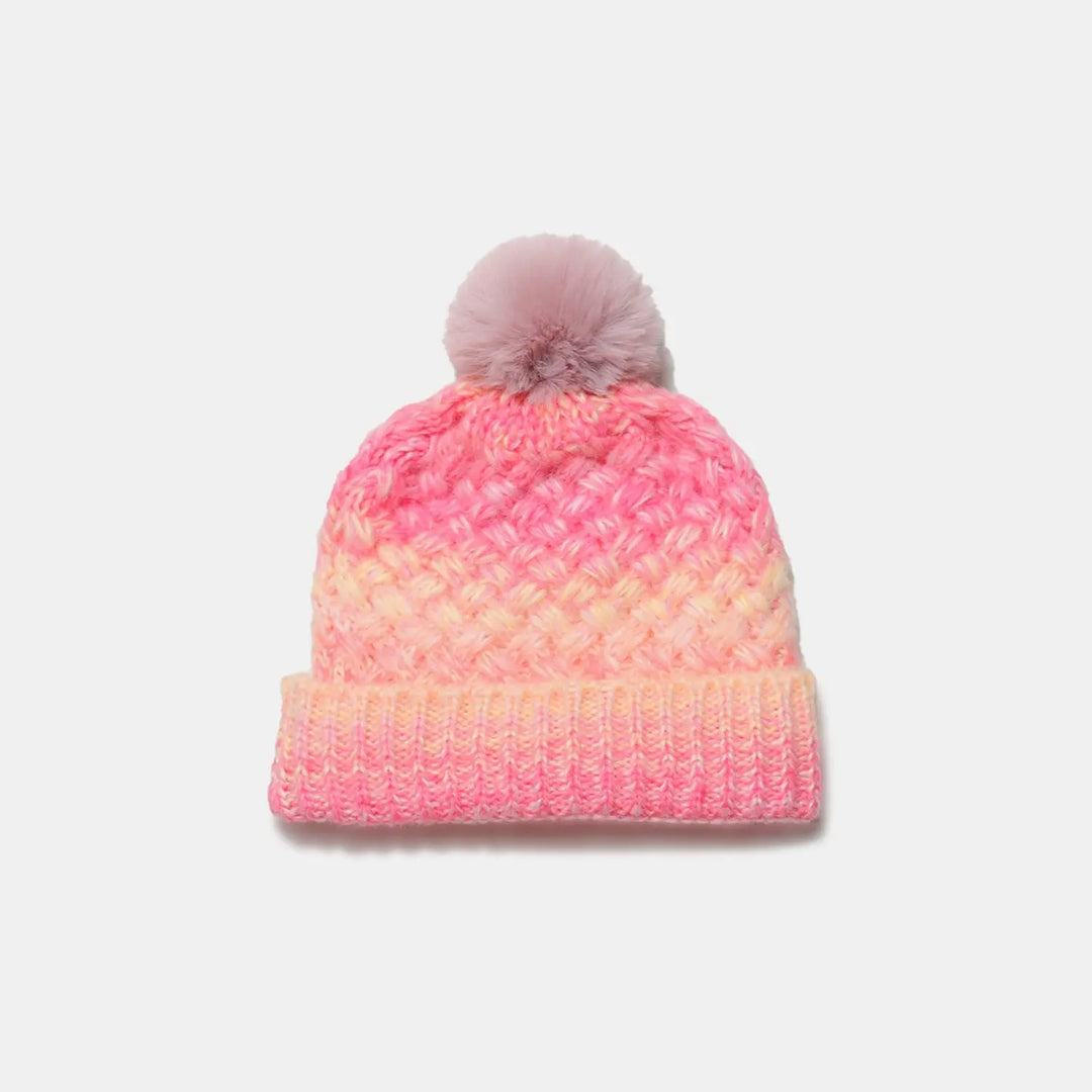 Knit Hat with Pompom - Pfresh