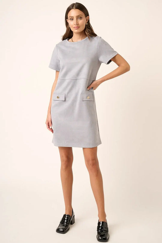 Suede Mini-Dress - Pfresh