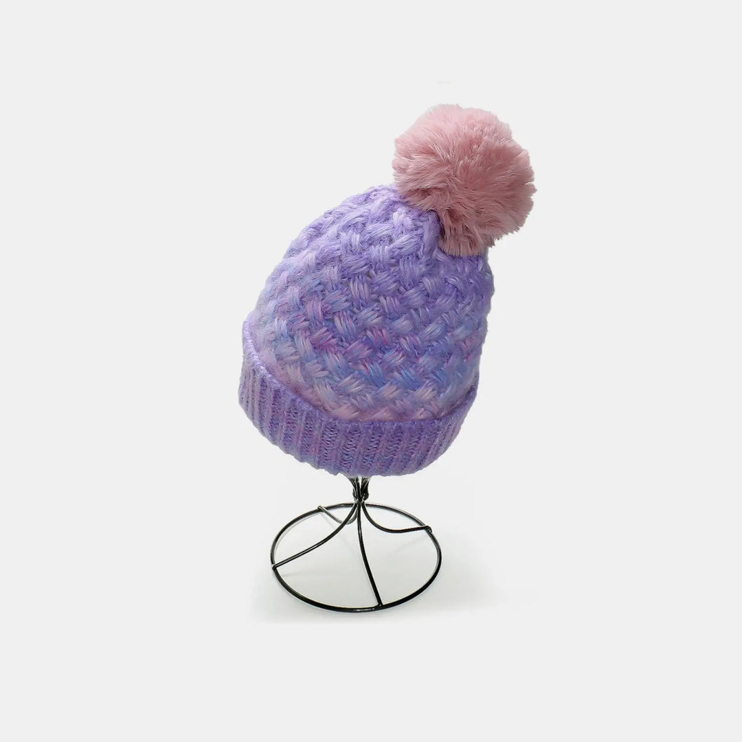 Knit Hat with Pompom - Pfresh