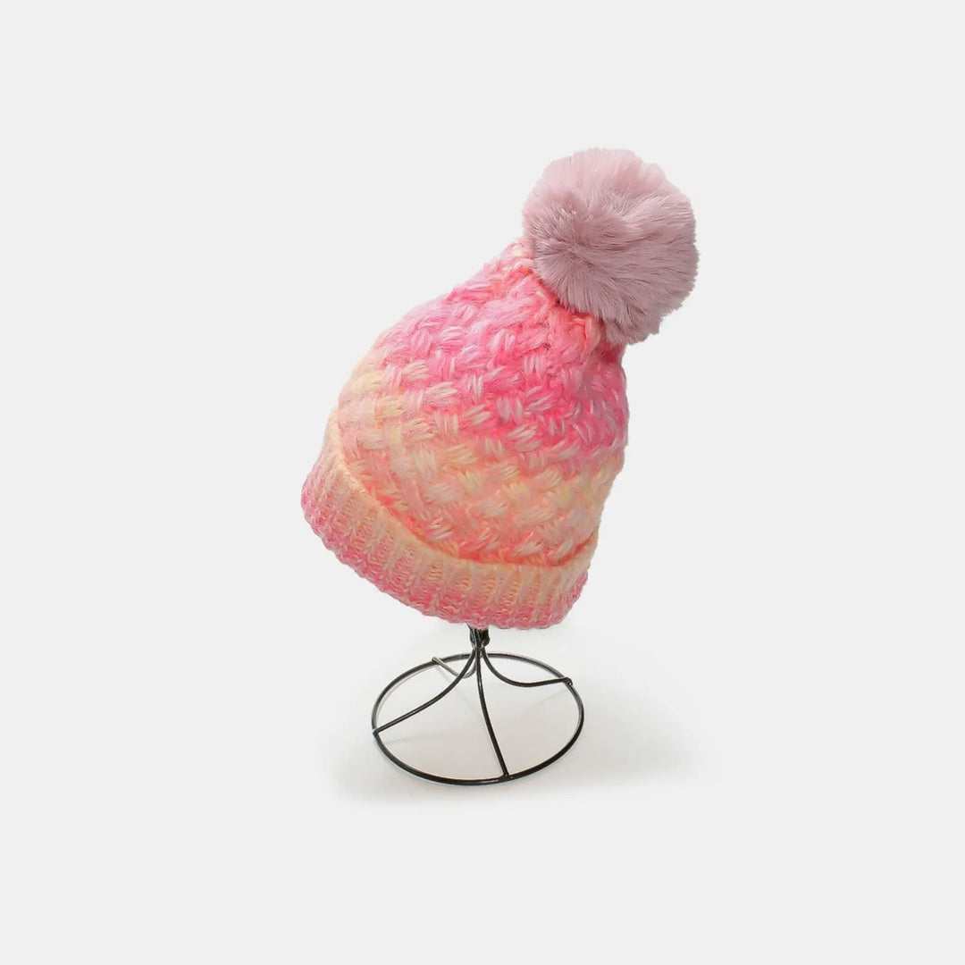 Knit Hat with Pompom - Pfresh