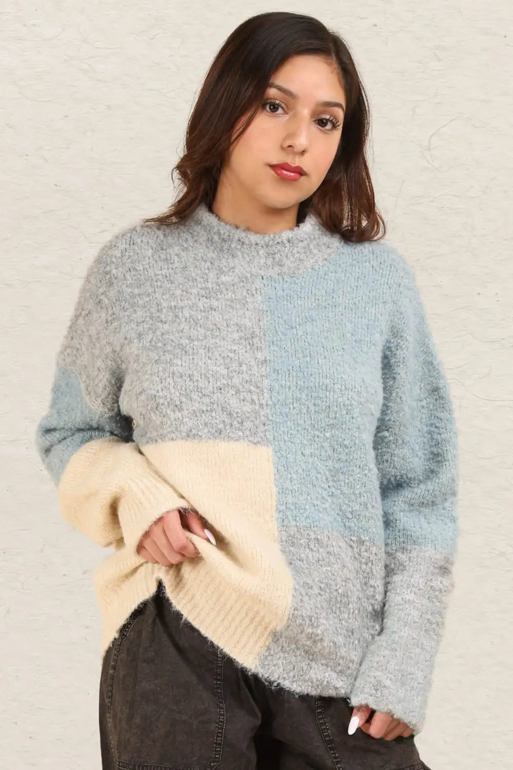 Color Block Sweater - Pfresh