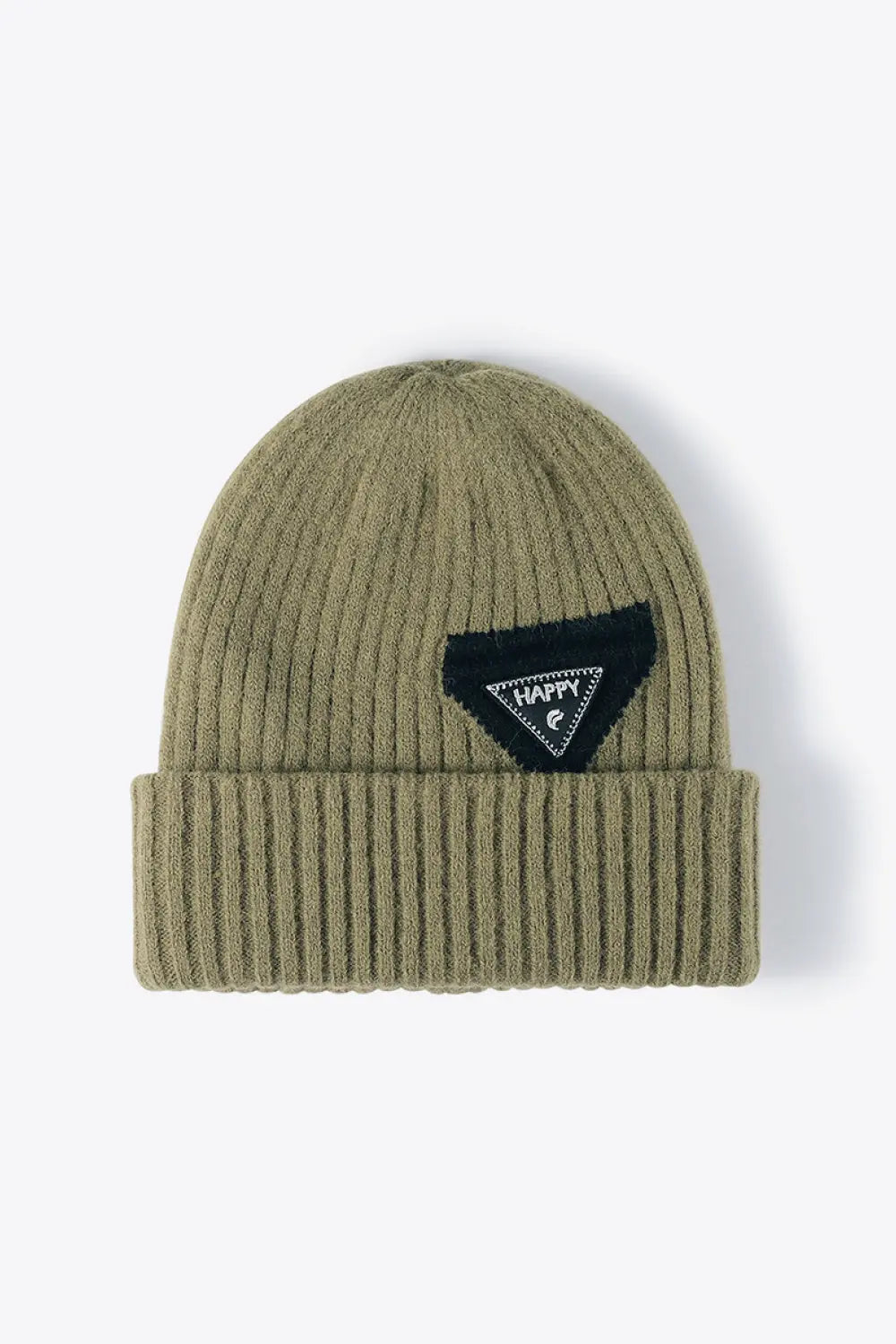 HAPPY Contrast Beanie Trendsi