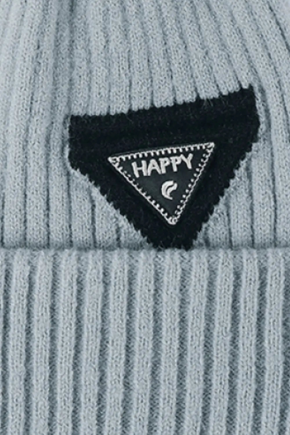 HAPPY Contrast Beanie Trendsi