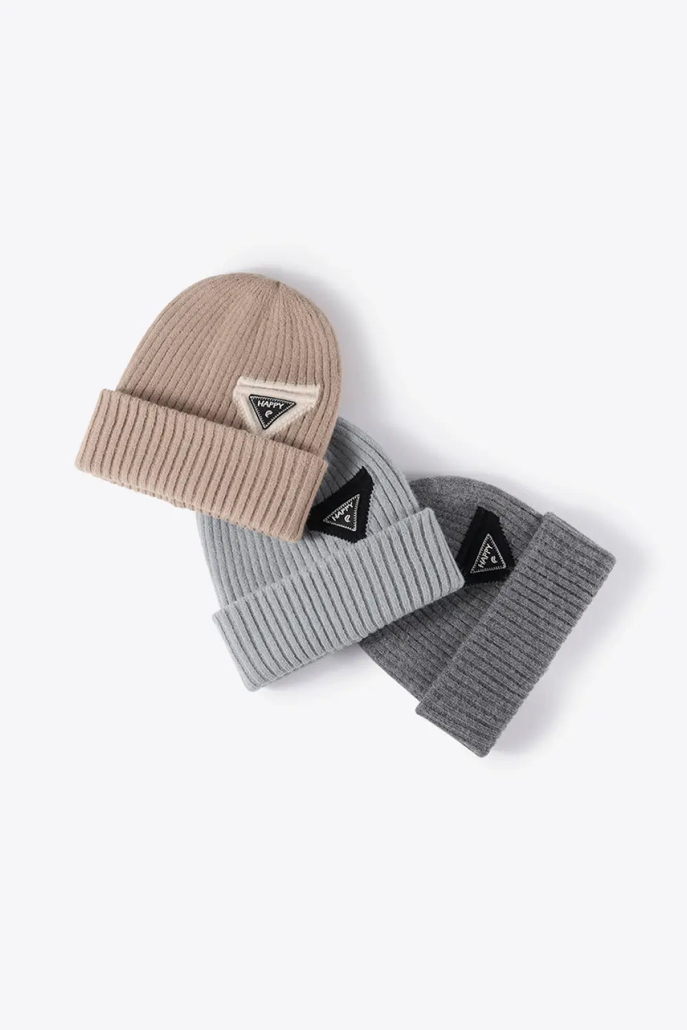 HAPPY Contrast Beanie Trendsi