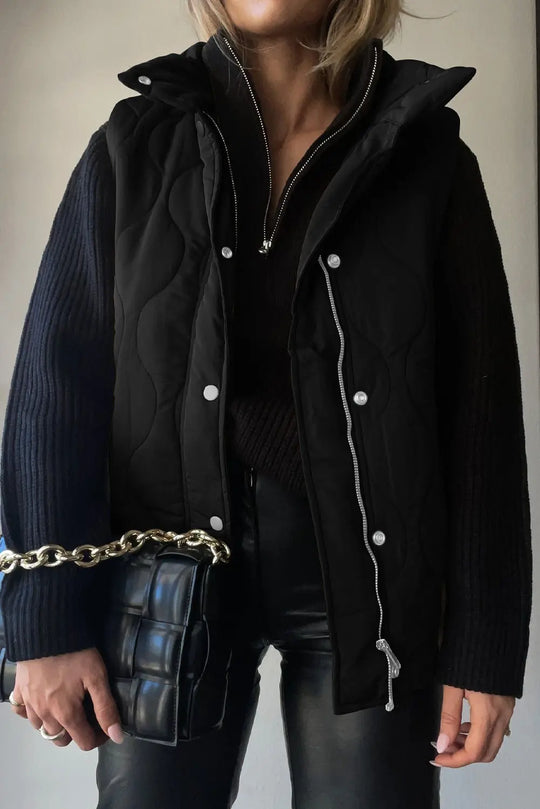 Zip Up Vest Trendsi