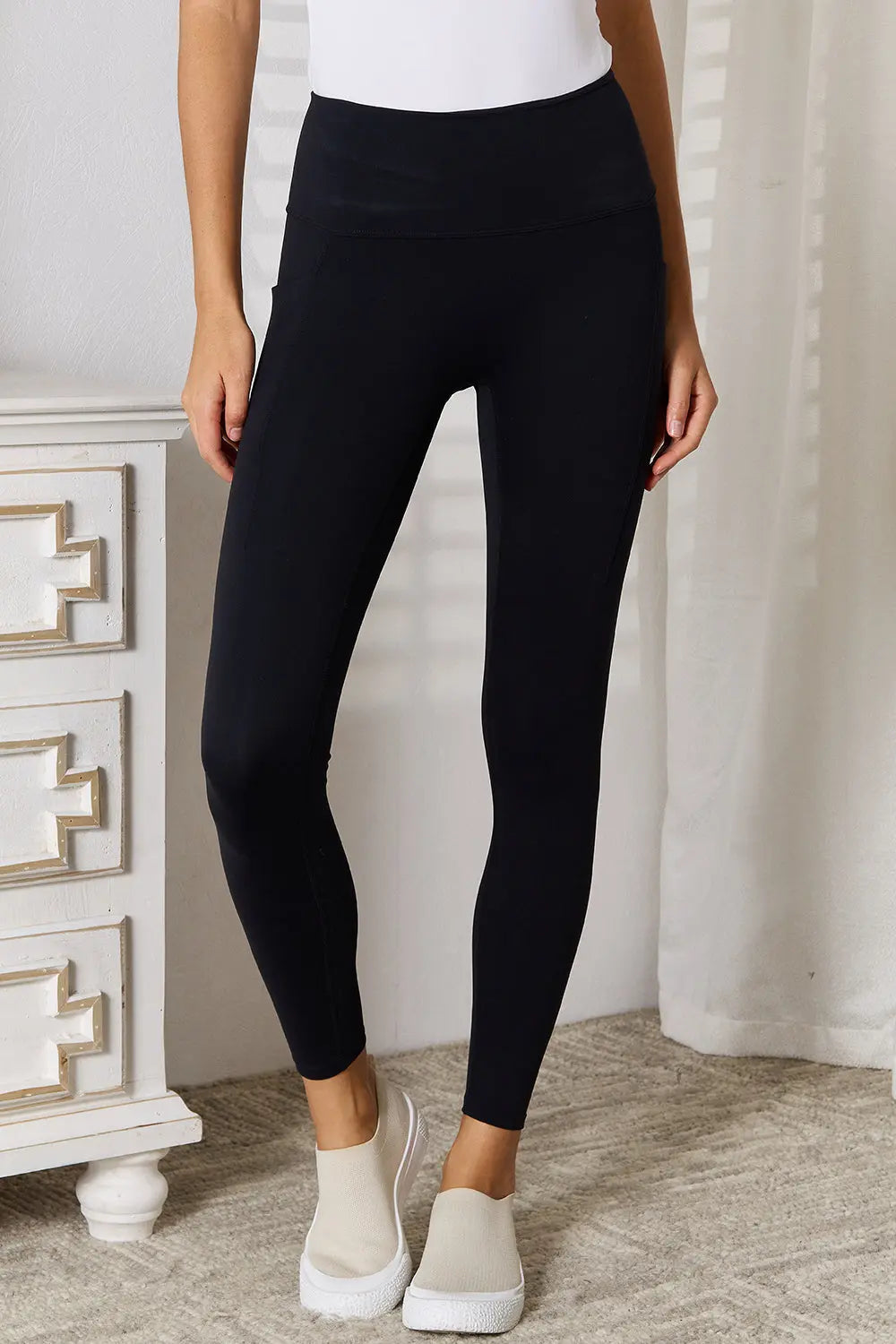 Basic Bae - Wide Waistband - Sports Leggings - Pfresh