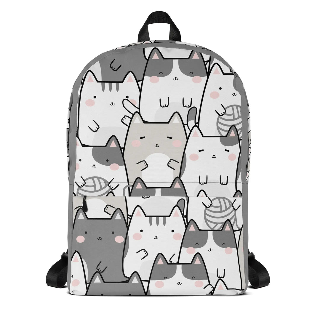 "Vanilla Licorice Cats" - Minimalist Backpack - Pfresh