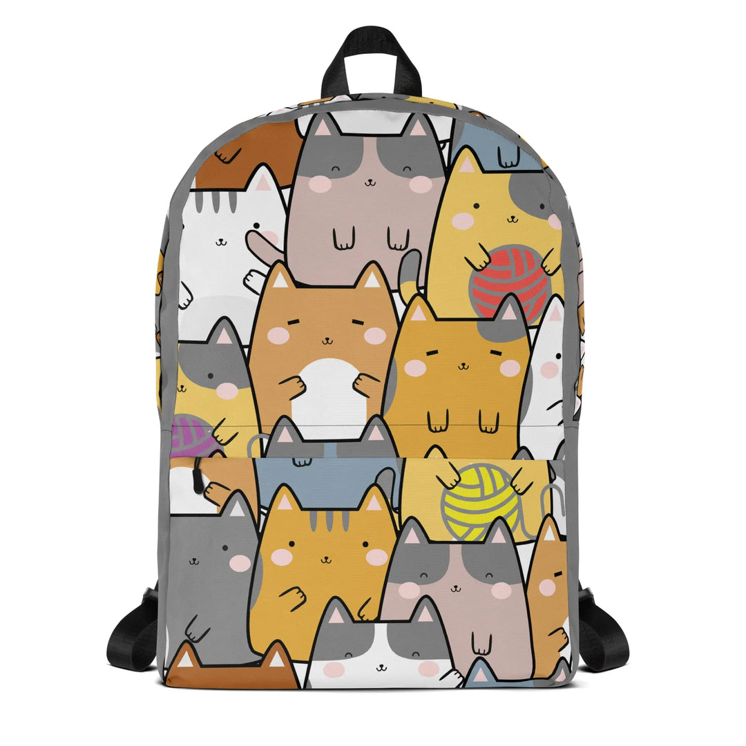 "Mixed Cats" - Minimalist Backpack - Pfresh