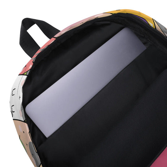 "Radiant Cats" - Minimalist Backpack for school and travel. - Pfresh