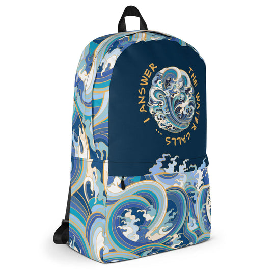 "Ocean One" - Crashing Waves - minimalist backpack - Pfresh