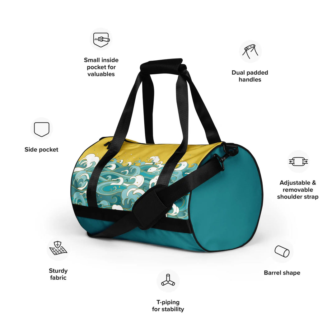 "Ocean One"  Ochre Skies  gym bag - Pfresh