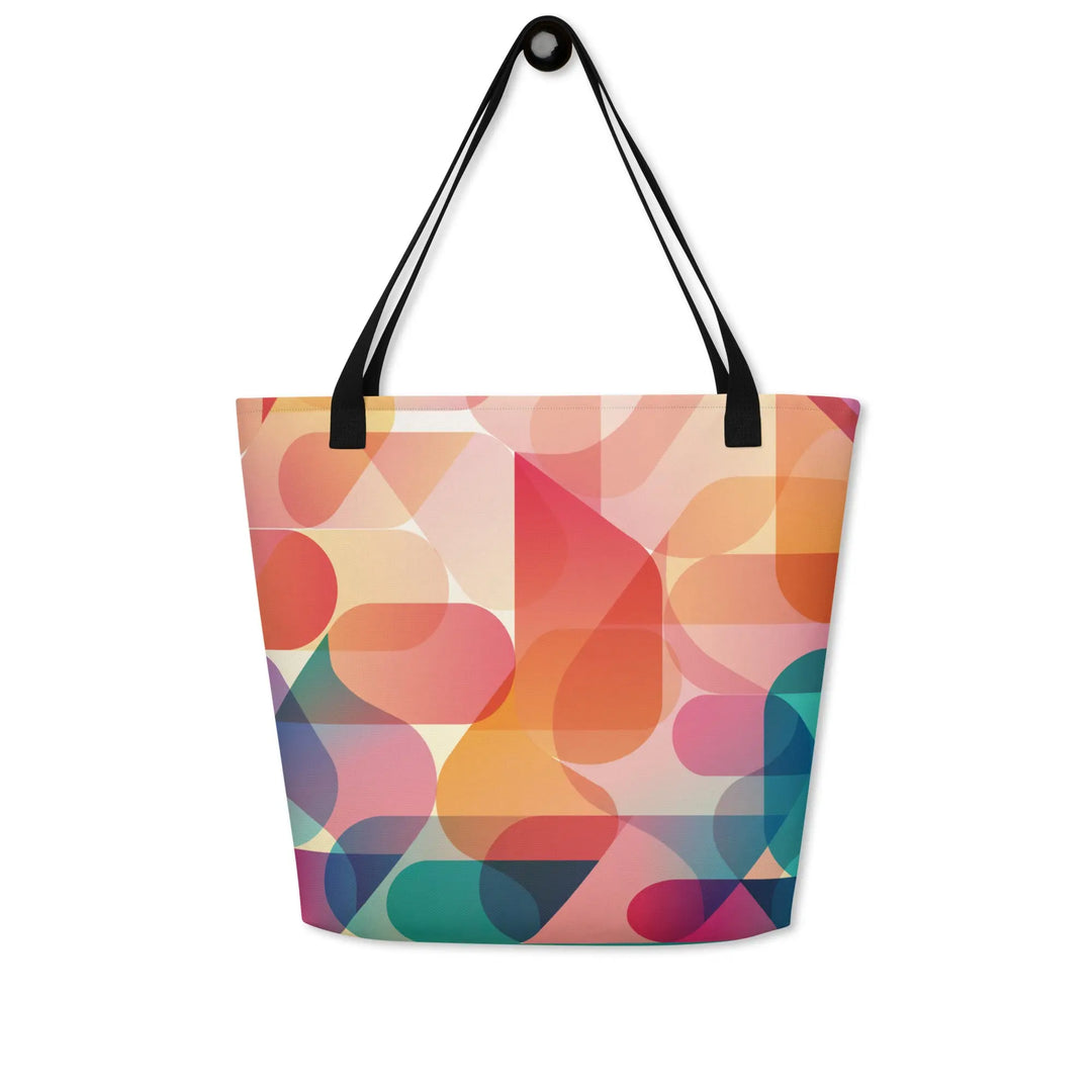 "Mod Dance" - 16" x 20" Large Tote Bag - Pfresh