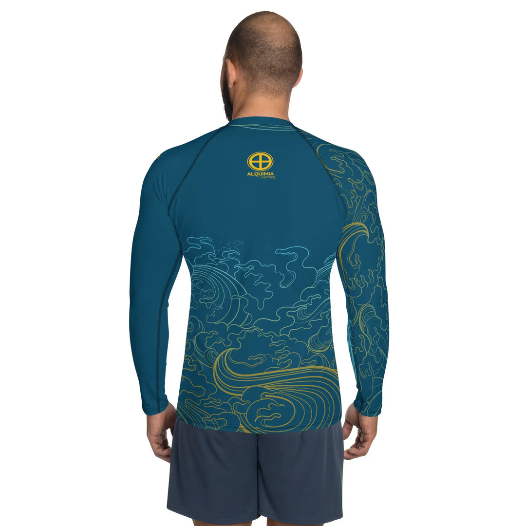 "Ocean One" Deep Sea, Men's Rash Guard - Pfresh