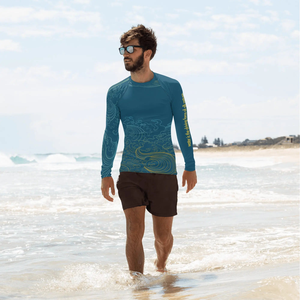 "Ocean One" Deep Sea, Men's Rash Guard - Pfresh