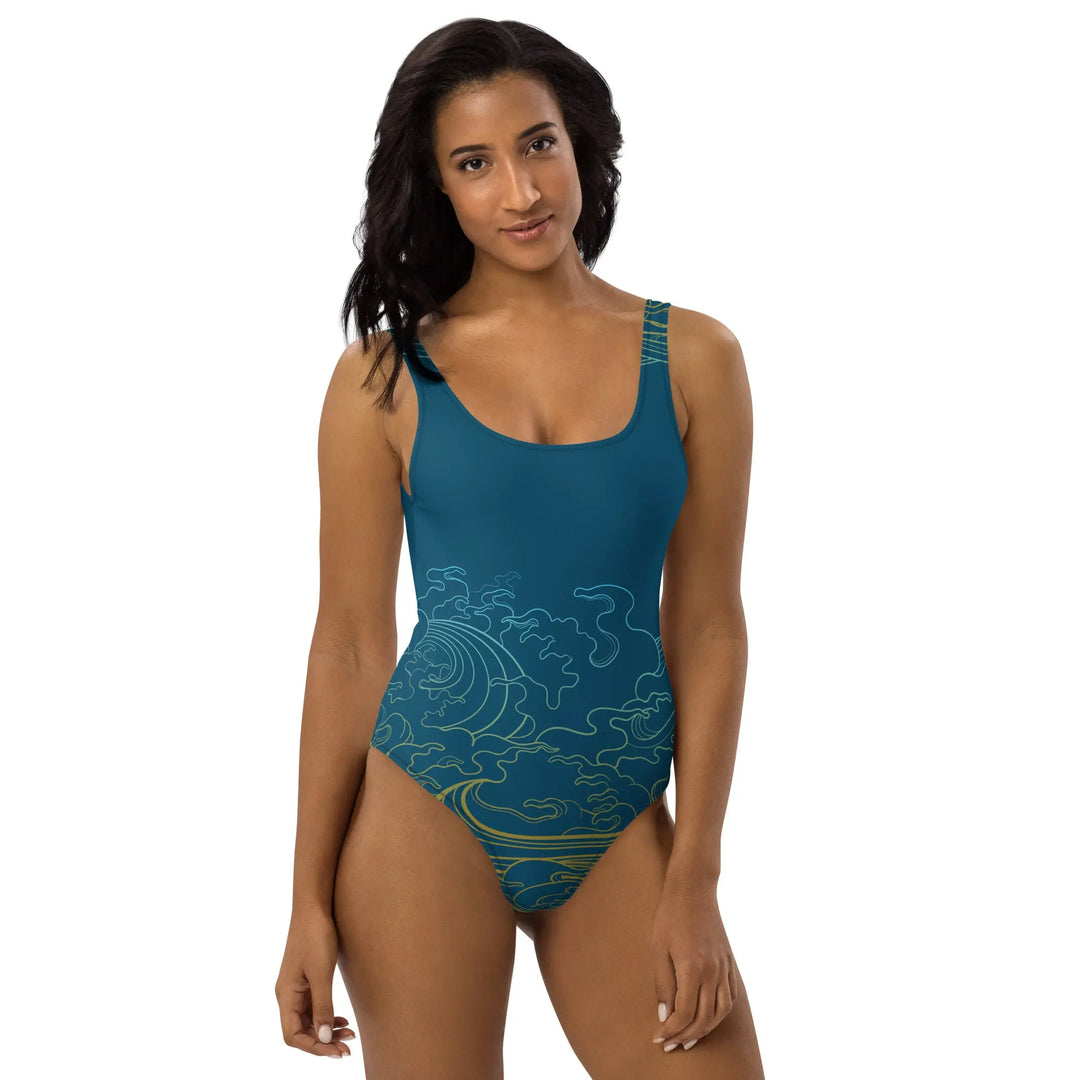 "Ocean One" Deep Sea, One-Piece Women's Swimsuit - Pfresh