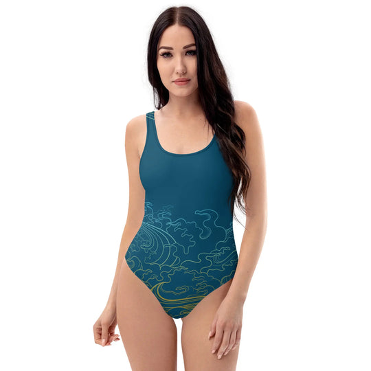 "Ocean One" Deep Sea, One-Piece Women's Swimsuit - Pfresh