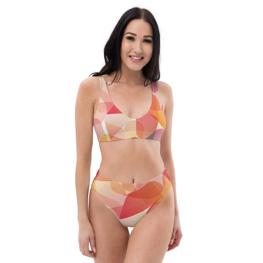 "Mod Dance" - Recycled high-waisted bikini - Pfresh