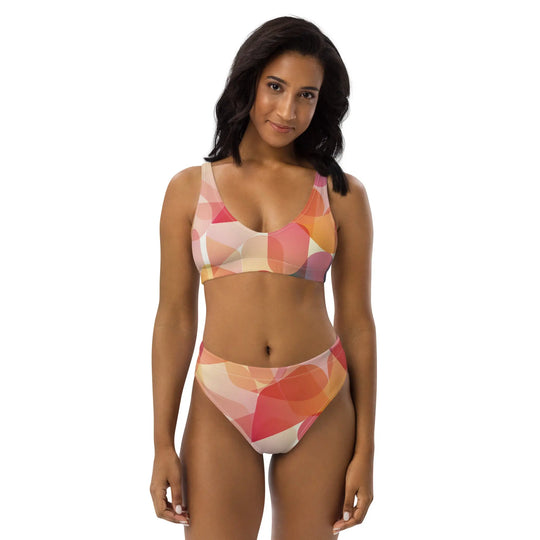 "Mod Dance" - Recycled high-waisted bikini - Pfresh