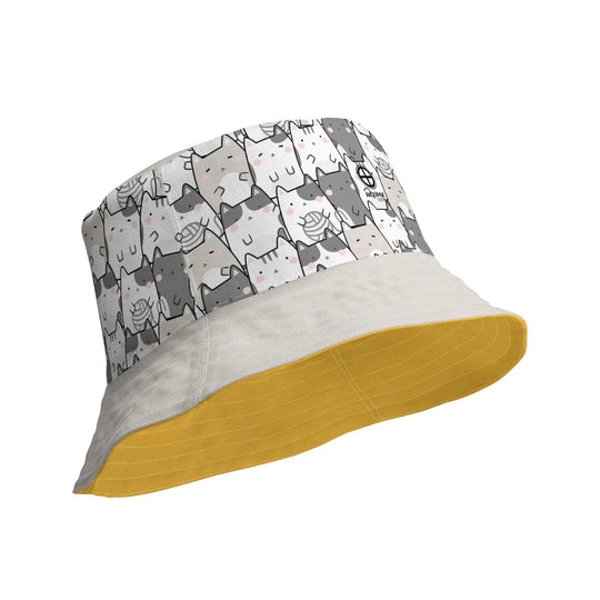 "Radiant Cats" - reversible Bucket Hat - Pfresh