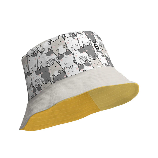 "Mixed Cats" - reversible Bucket Hat - Pfresh