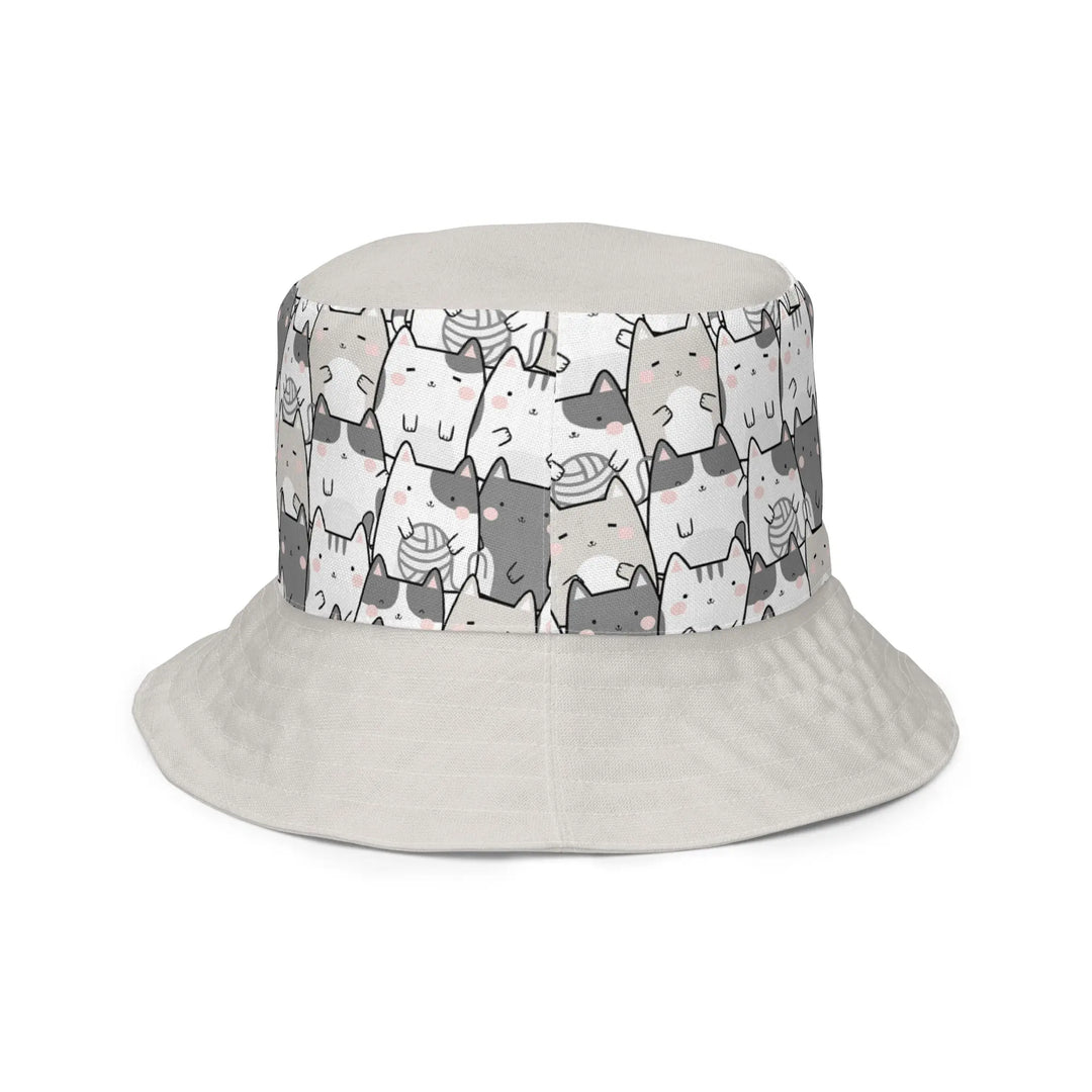 "Mixed Cats" - reversible Bucket Hat - Pfresh