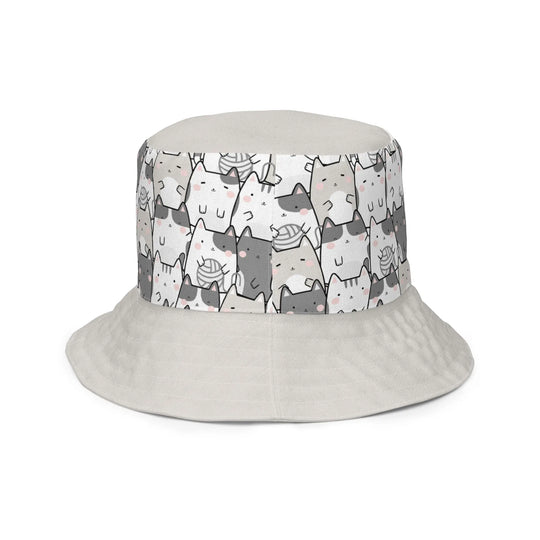 "Mixed Cats" - reversible Bucket Hat - Pfresh