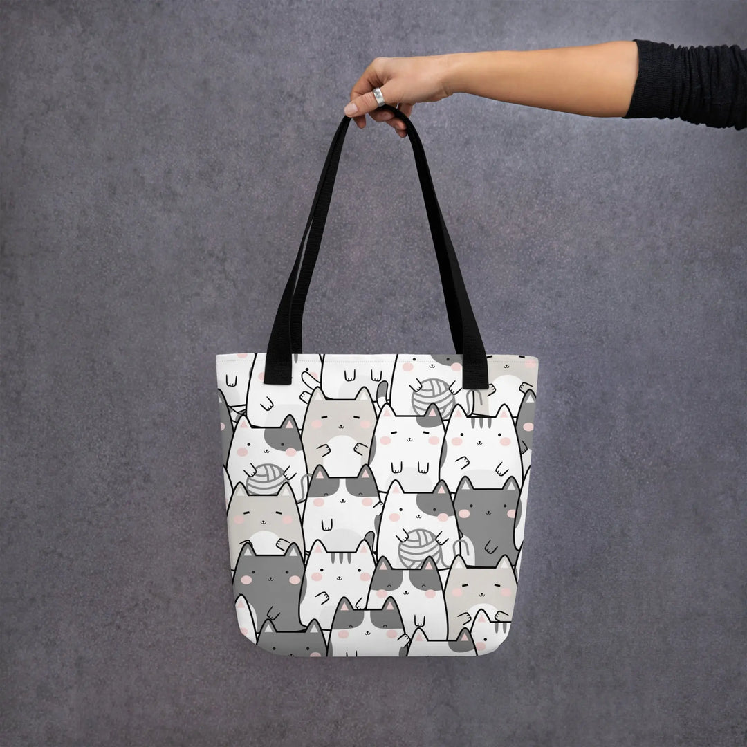 "Vanilla Licorice" Cats - Tote bag 15"x15" - Pfresh