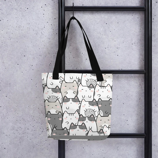 "Vanilla Licorice" Cats - Tote bag 15"x15" - Pfresh