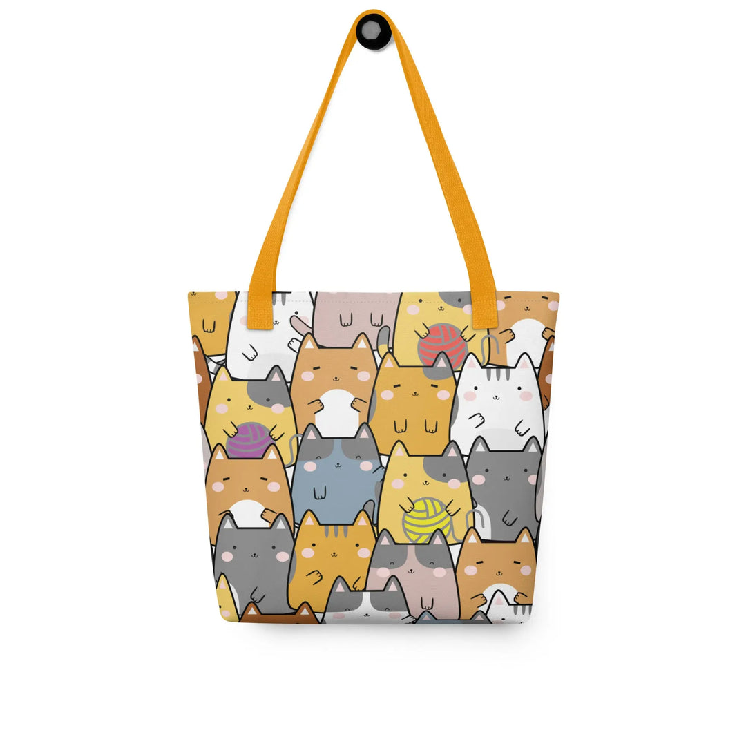 "Mixed Cats" - Tote bag 15"x15" - Pfresh