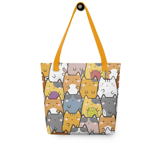 "Mixed Cats" - Tote bag 15"x15" - Pfresh