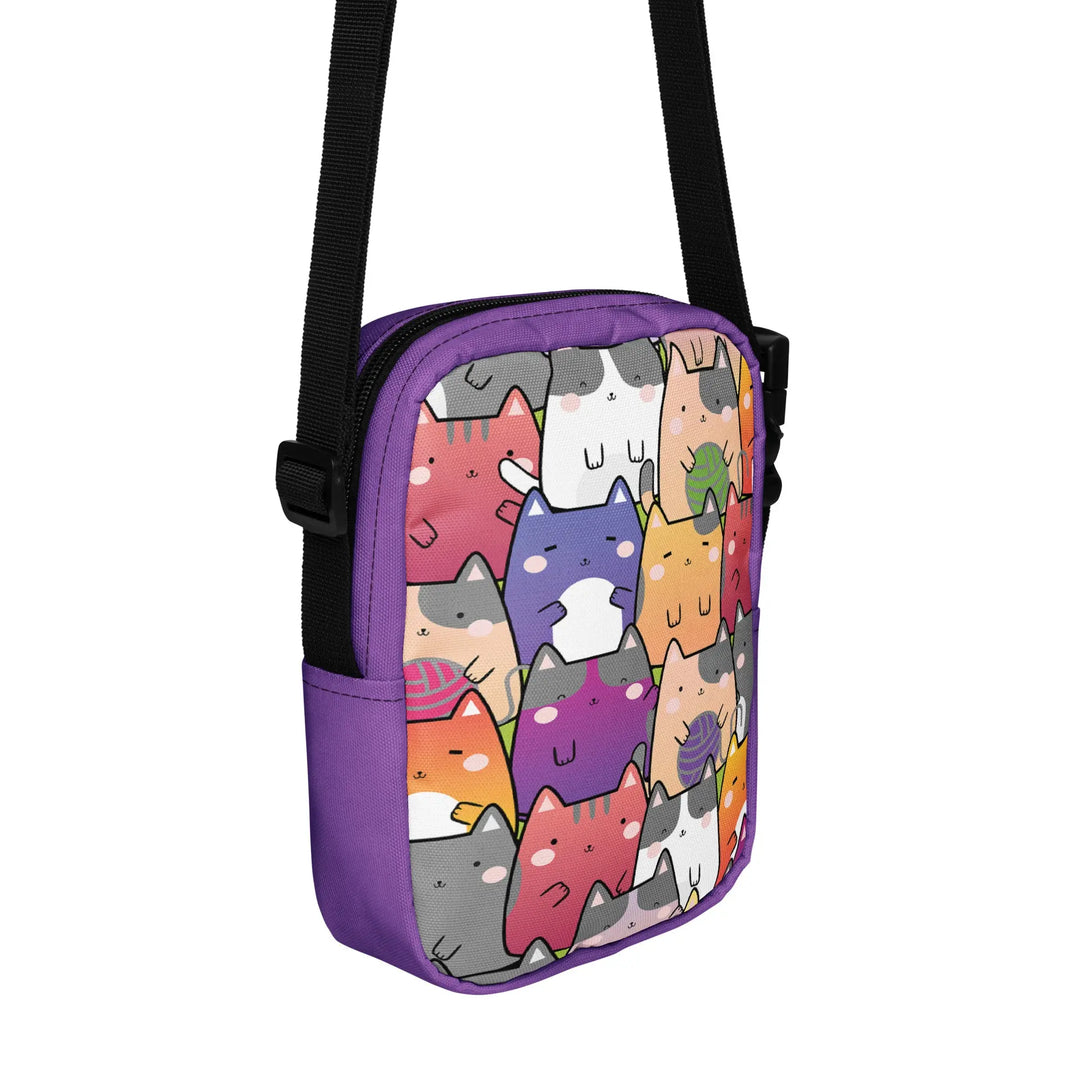 "Radiant Cats" - crossbody bag - Pfresh