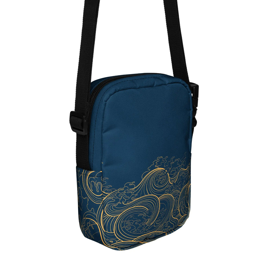 "Ocean One" Golden Waves -Cross-Body Bag - Pfresh