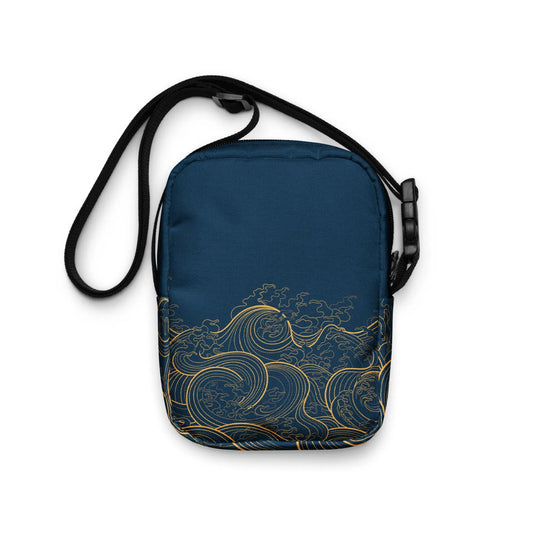 "Ocean One" Golden Waves -Cross-Body Bag - Pfresh