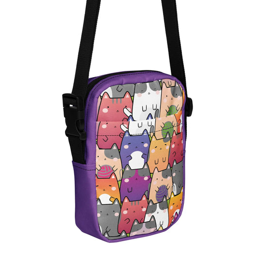 "Radiant Cats" - crossbody bag - Pfresh