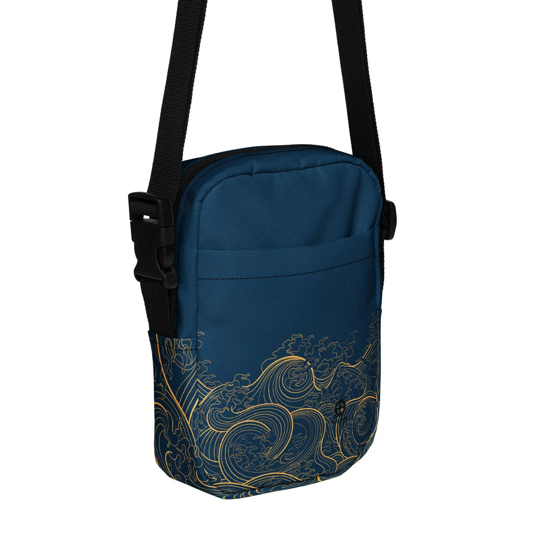 "Ocean One" Golden Waves -Cross-Body Bag - Pfresh