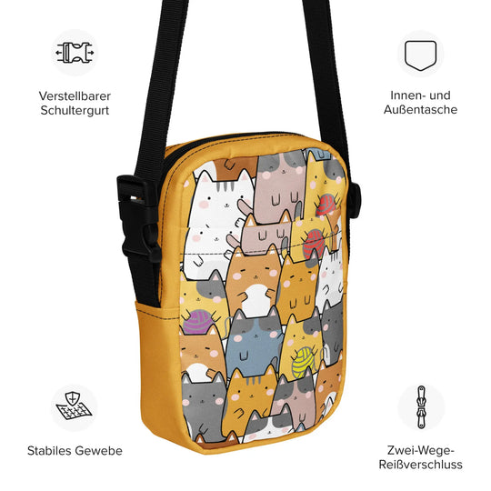 "Mixed Cats" - crossbody bag - Pfresh