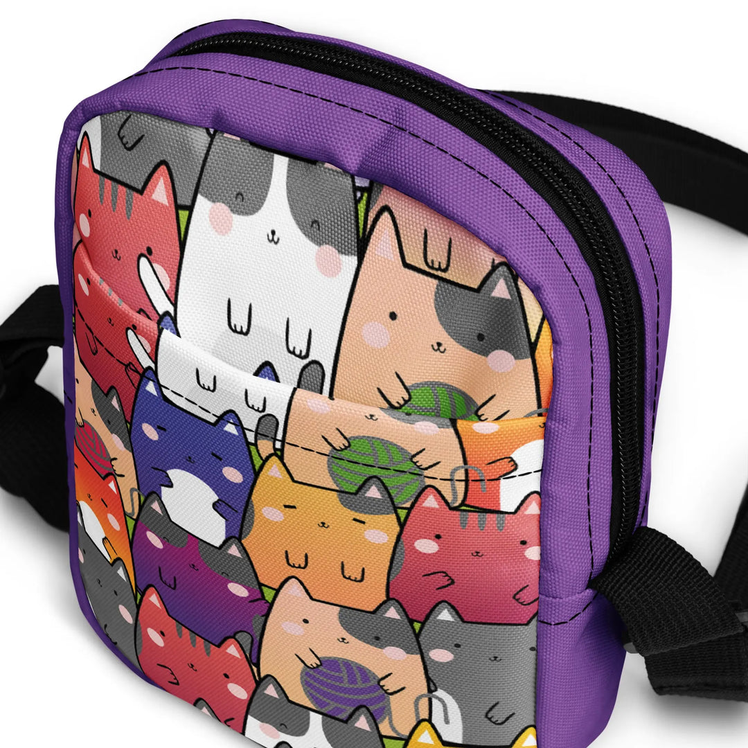 "Radiant Cats" - crossbody bag - Pfresh