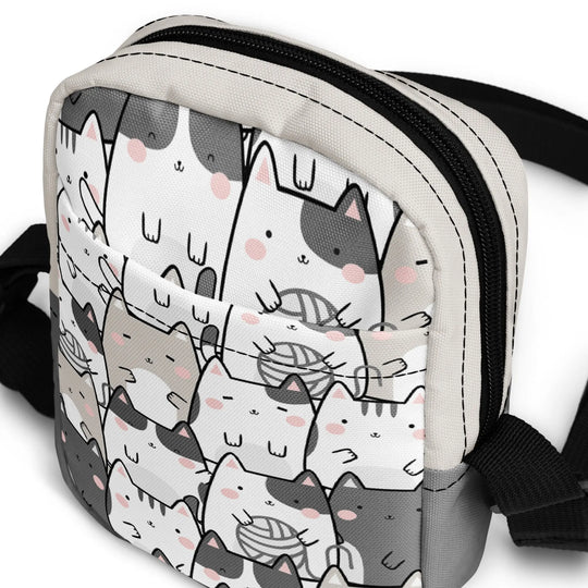 "Vanilla Licorice Cats" - crossbody bag - Pfresh