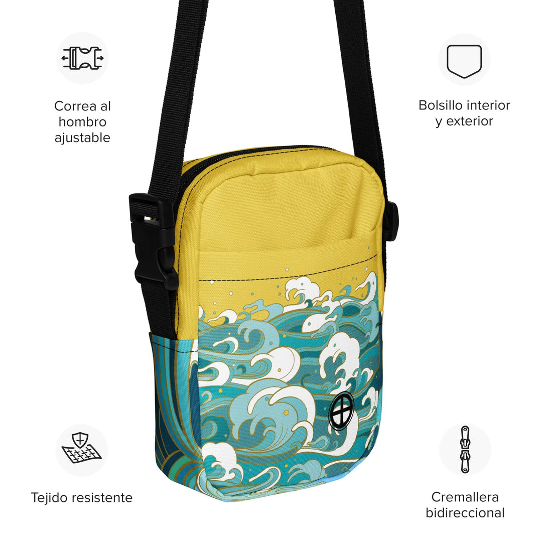 "Ocean One" - Ochre Skies, crossbody bag - Pfresh