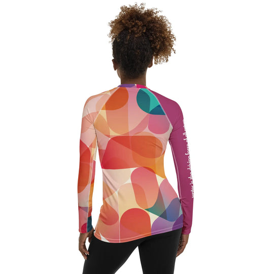 "Mod Dance" Women's Rash Guard Pfresh