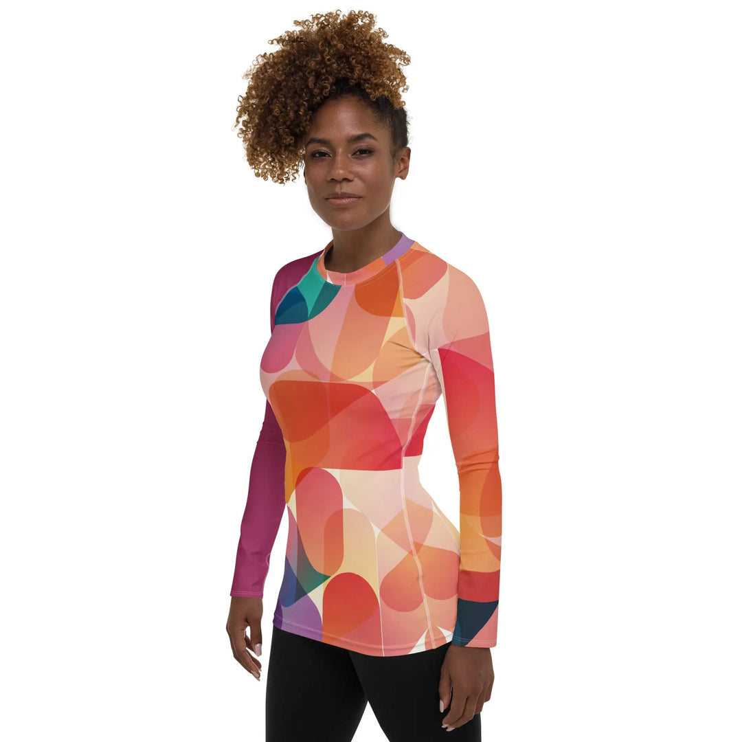 "Mod Dance" Women's Rash Guard - Pfresh