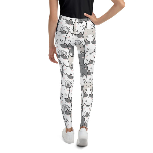 "Vanilla Licorice" Cats - Youth Leggings - Pfresh