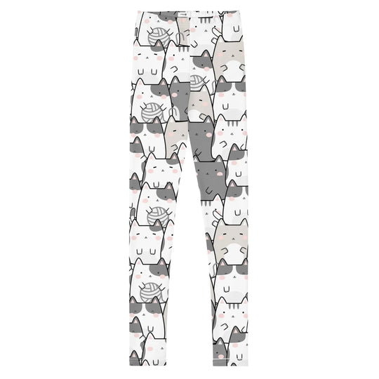 "Vanilla Licorice" Cats - Youth Leggings - Pfresh