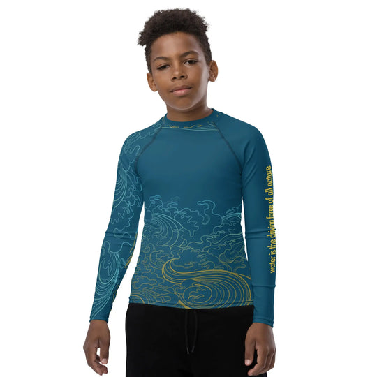 "Ocean One" Deep Sea, Youth Rash Guard - Pfresh