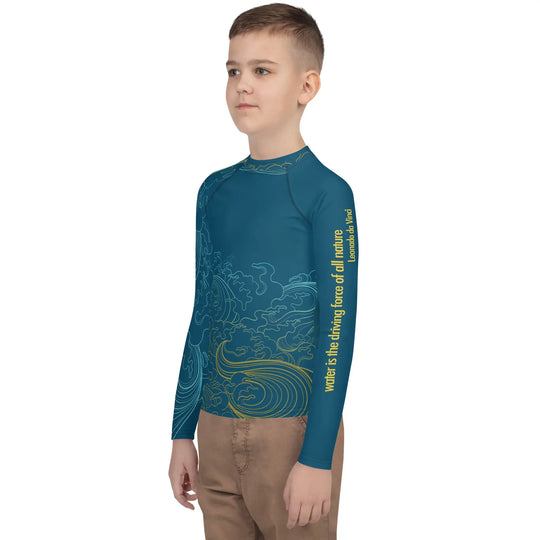 "Ocean One" Deep Sea, Youth Rash Guard - Pfresh