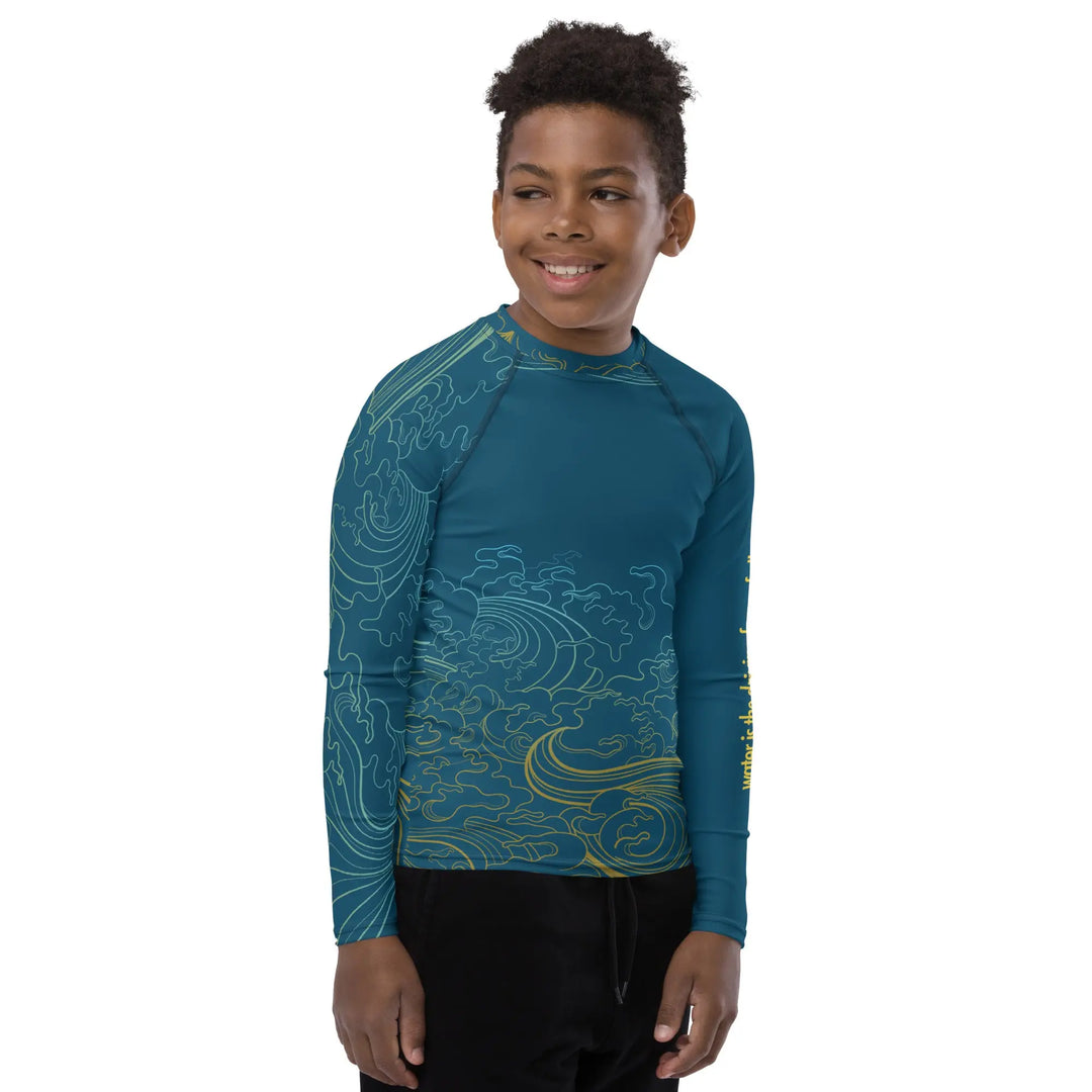 "Ocean One" Deep Sea, Youth Rash Guard - Pfresh