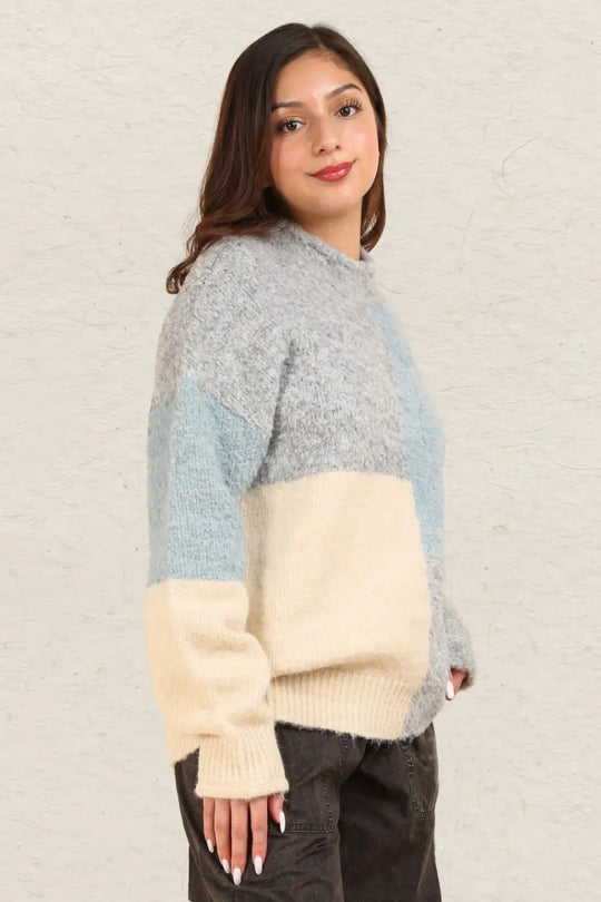 Color Block Sweater - Pfresh