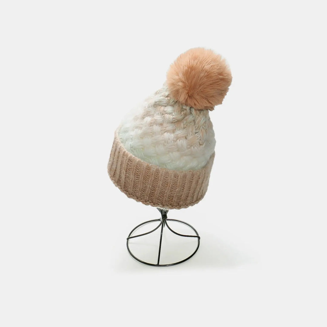 Knit Hat with Pompom - Pfresh