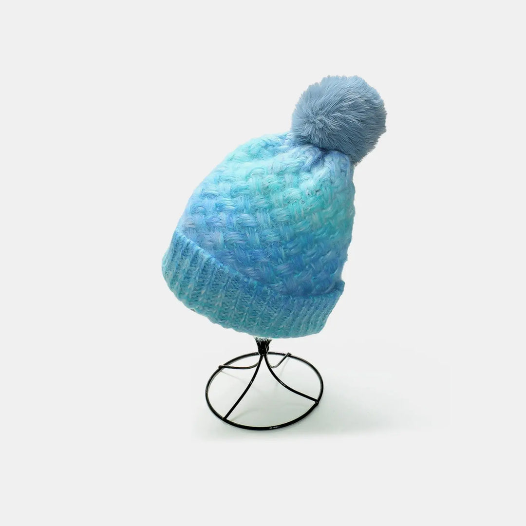 Knit Hat with Pompom - Pfresh